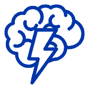 Cloud and Thunderbolt Icon for Fast Processes