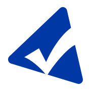 Check mark inside a triangle