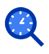 Search Icon with Clock