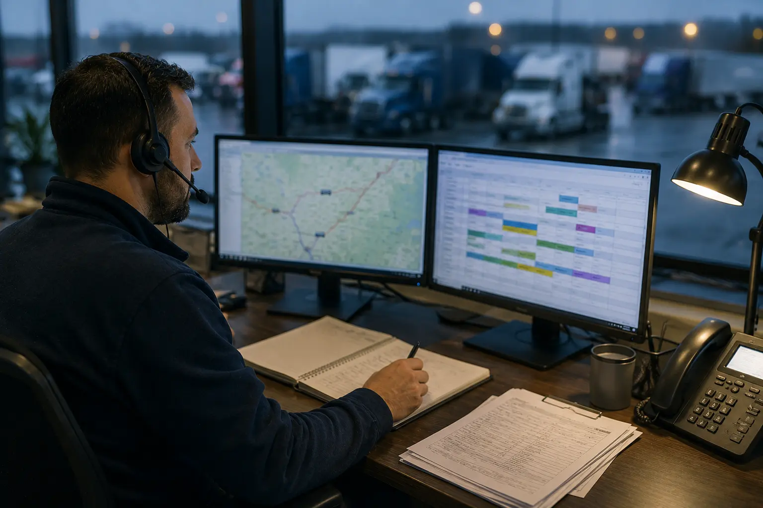 Dispatch and load coordination at work